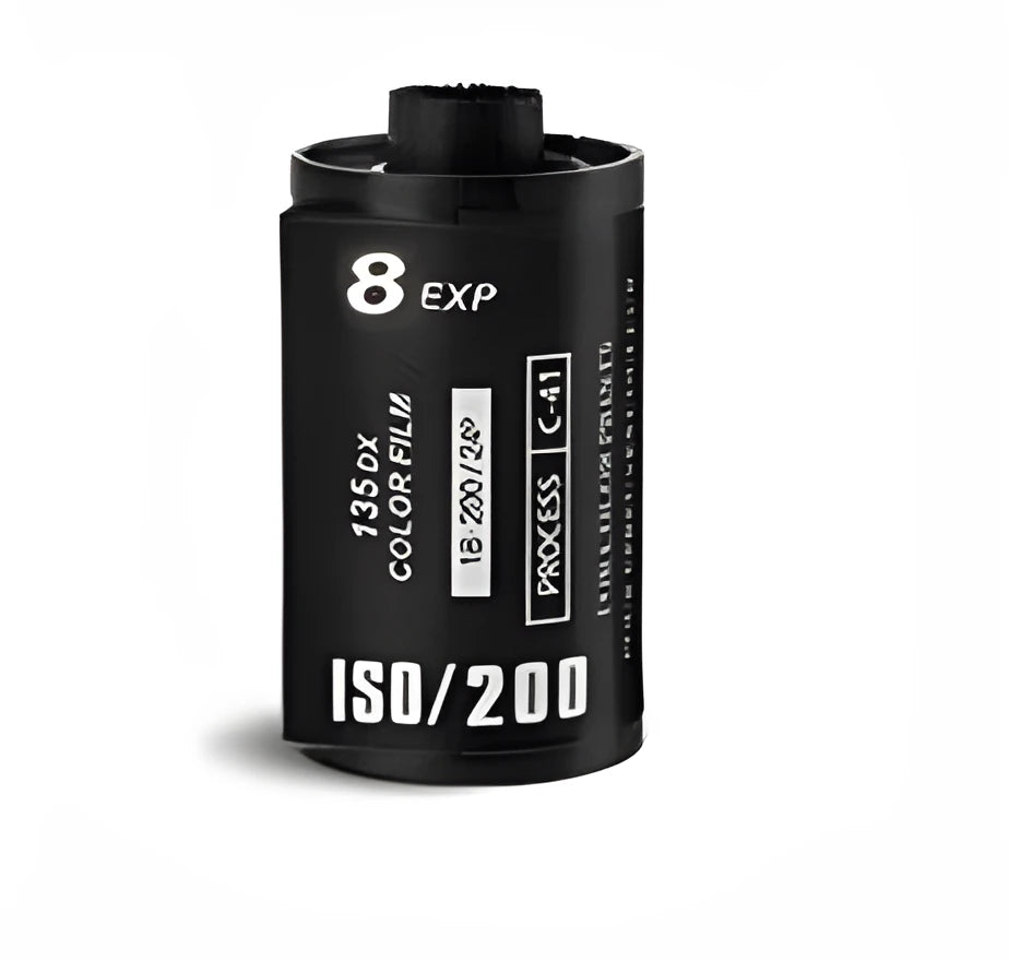 8pcs 35mm camera film pack with Colorful and White Black options for analogue photography