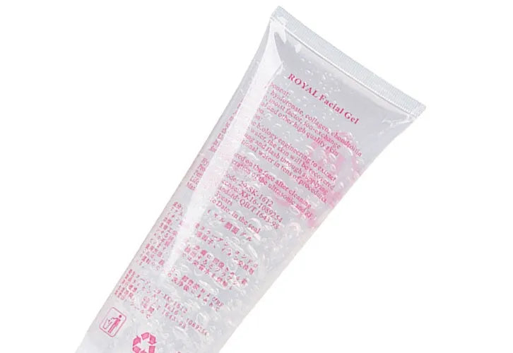 White hyaluronic acid facial gel in 280g and 300g sizes, moisturising gel for daily skincare.