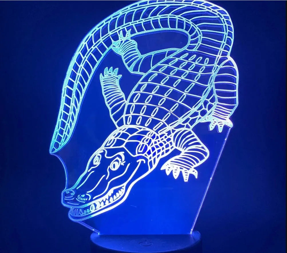 3D creative LED colour changing night light with acrylic shade, ABS base, 200mm size and USB remote control