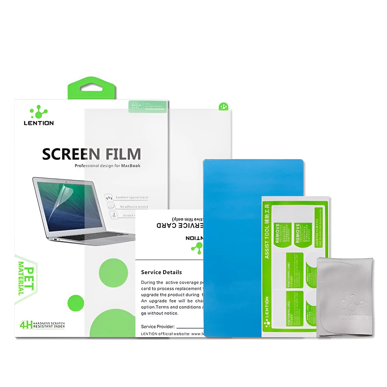 Matte screen protector film for 13-inch MacBook Pro laptop with anti-glare and scratch-resistant coating.