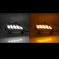 KUST Oncocela LED daytime running light for 14-16 Mazda Enclave with white and yellow streamer