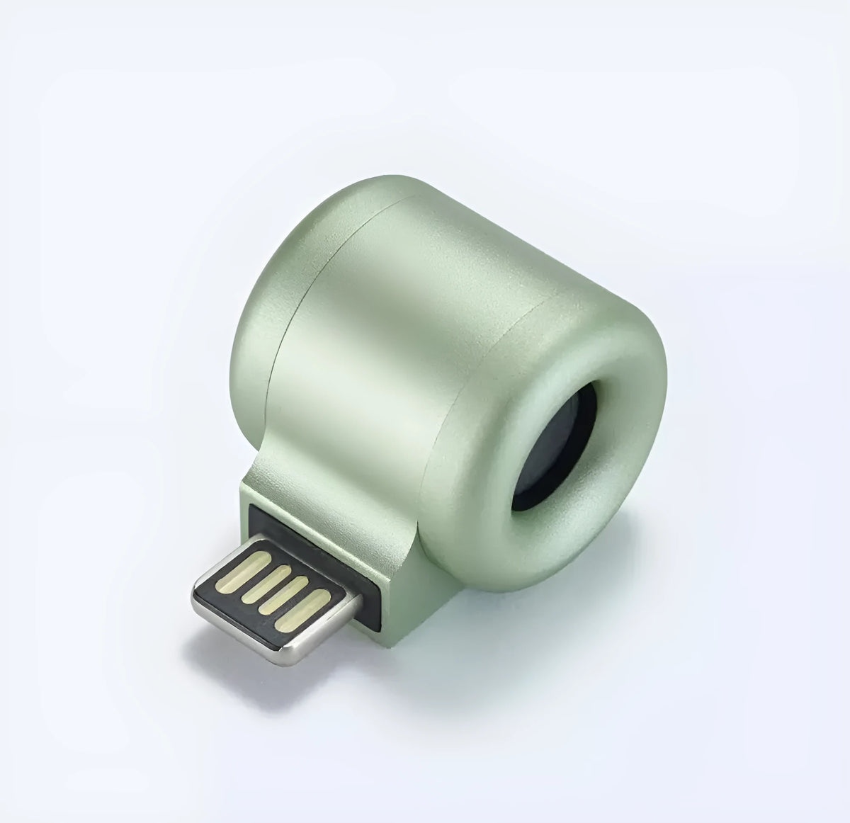 USB mini diffuser car air purifier in grey, peacock blue, military green, orange and lemon, solid fragrance portable design