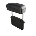 Universal car armrest box with wireless charging and adjustable PU leather armrest pad