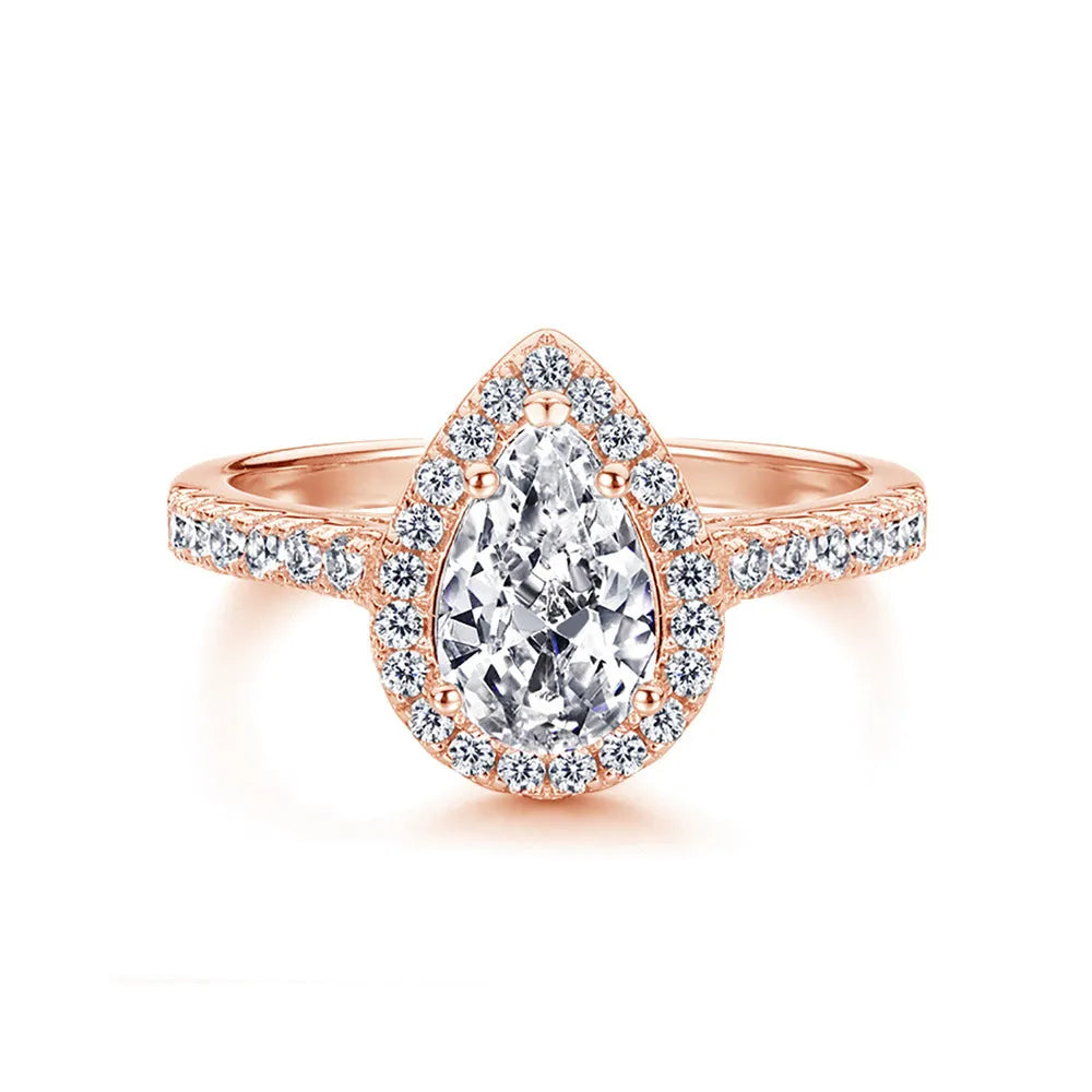 Adjustable ring in Rose Gold or Silver, available in sizes 5 to 11 for women
