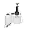 White 3-litre brake fluid replacement tank tool with copper and iron fittings