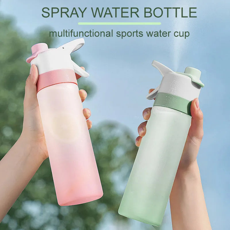700ml plastic spray water bottle with handle strap and leakproof lid in multiple colours