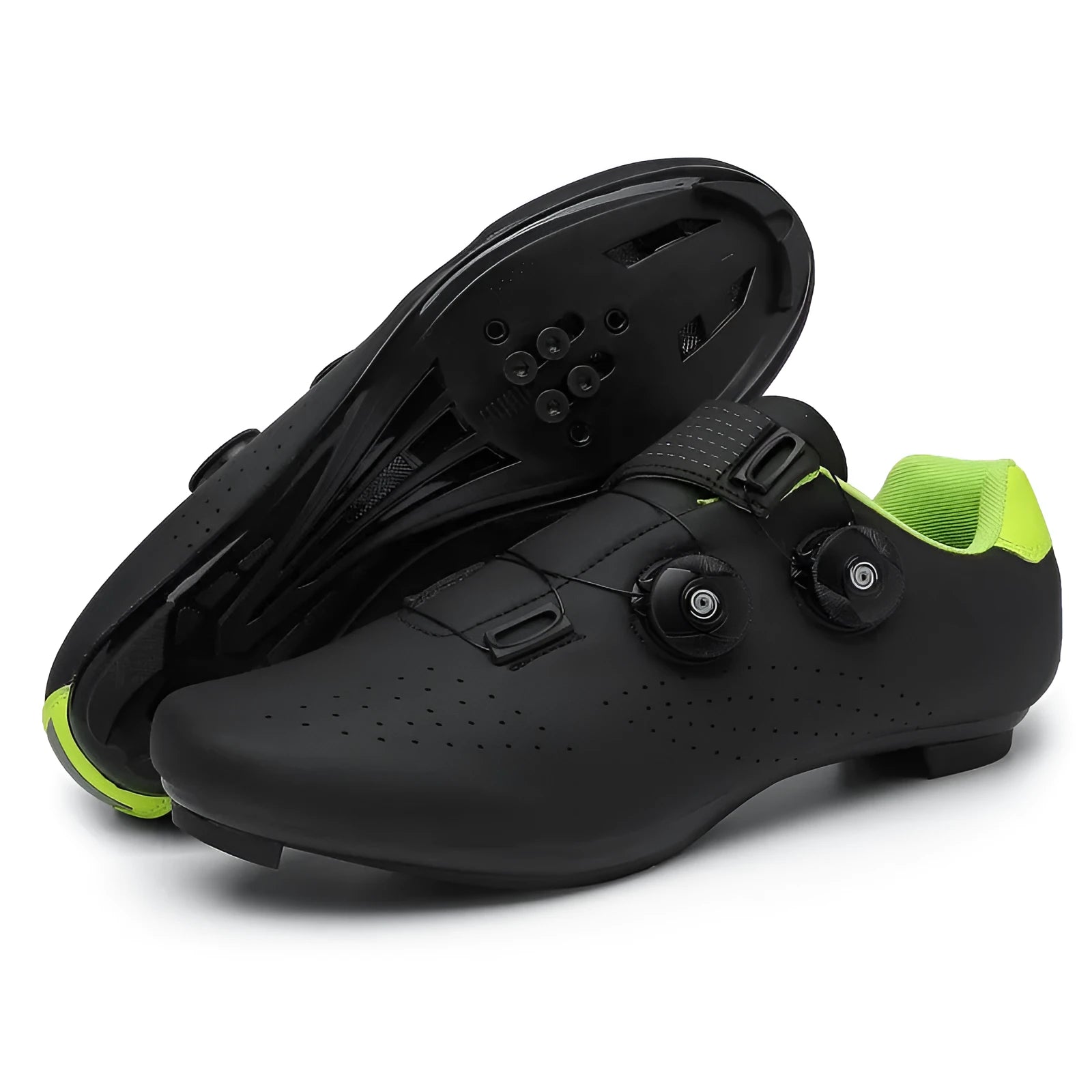 Outdoor sports road bike shoes with lock in multiple colours for men and women