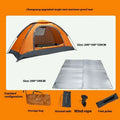 Single-person manual camping tent in army green, set up outdoors with fibre-glass poles.