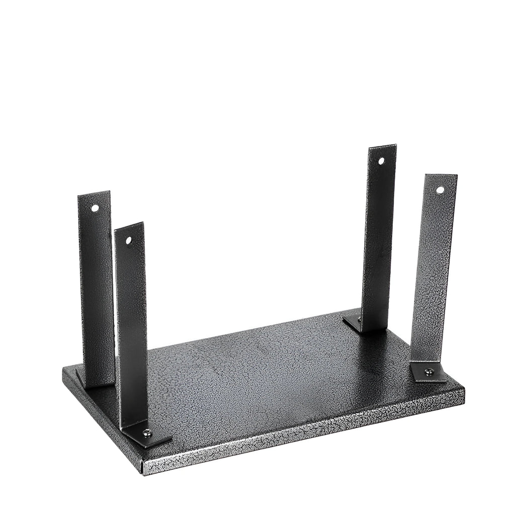 Black iron flip chip bracket accessory for an electric planer, showing its inverted design and 285mm length.