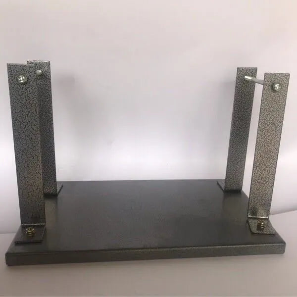 Black iron flip chip bracket accessory for an electric planer, showing its inverted design and 285mm length.