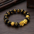 Retro six-character mantra beads bracelet, 10mm alloy electroplated couple style with animal and zodiac modelling