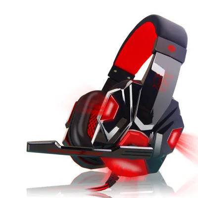 PC780 gaming headset with microphone in black blue colour option