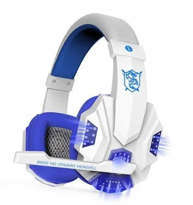 PC780 gaming headset with microphone in black blue colour option