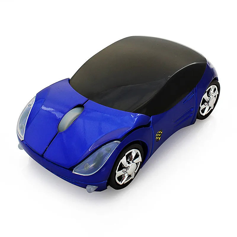 2.4GHz wireless car mouse in pink, 103x50x35cm, with USB receiver, for desktop and notebook computers