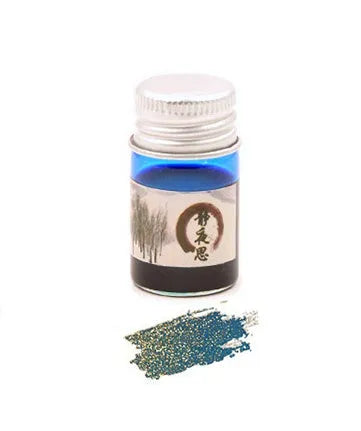 6ml high-white glass bottle of antiquity dipping pen ink with gold powder