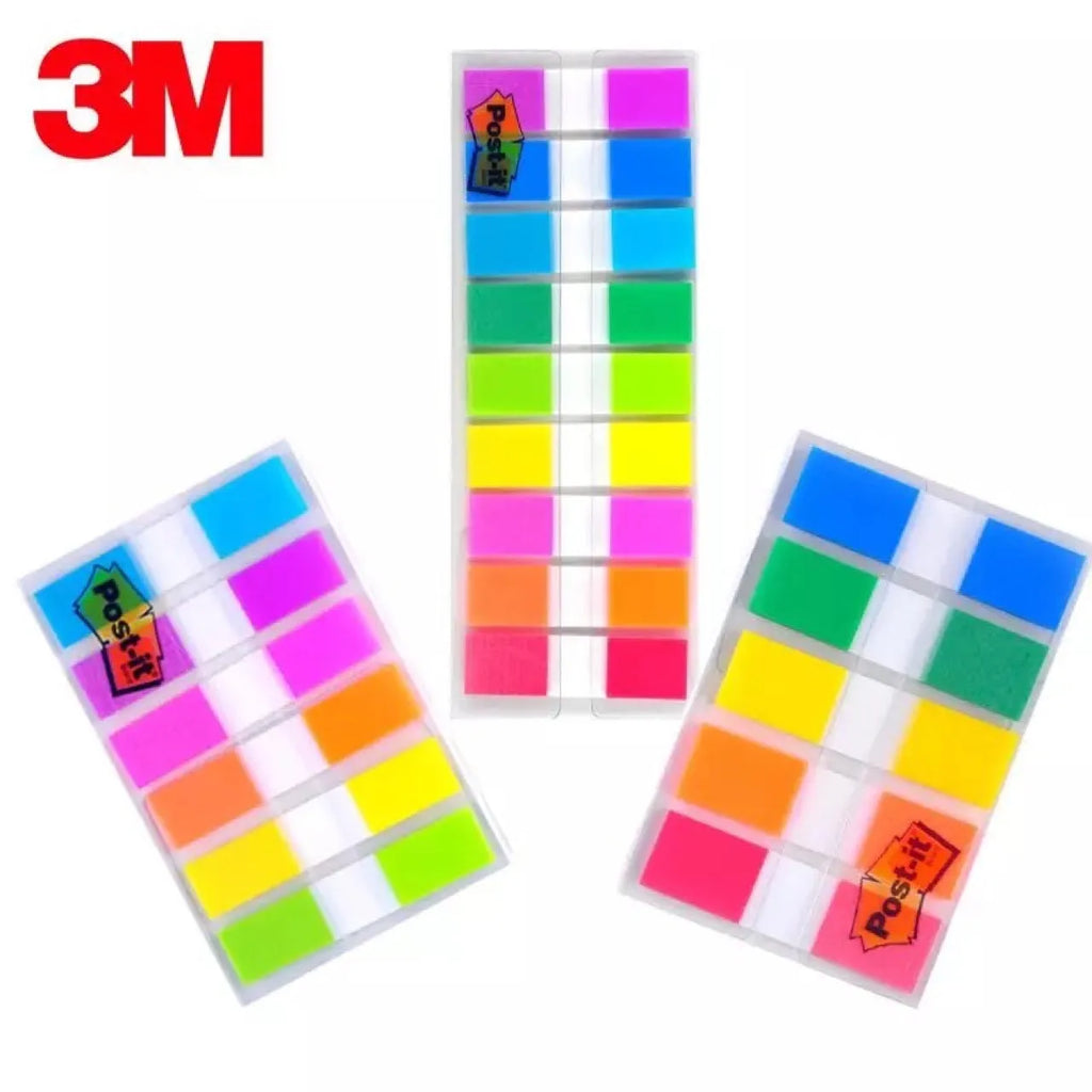 Plastic removable indicator label books showing three model types with 9.4mm width and 44mm length dimensions