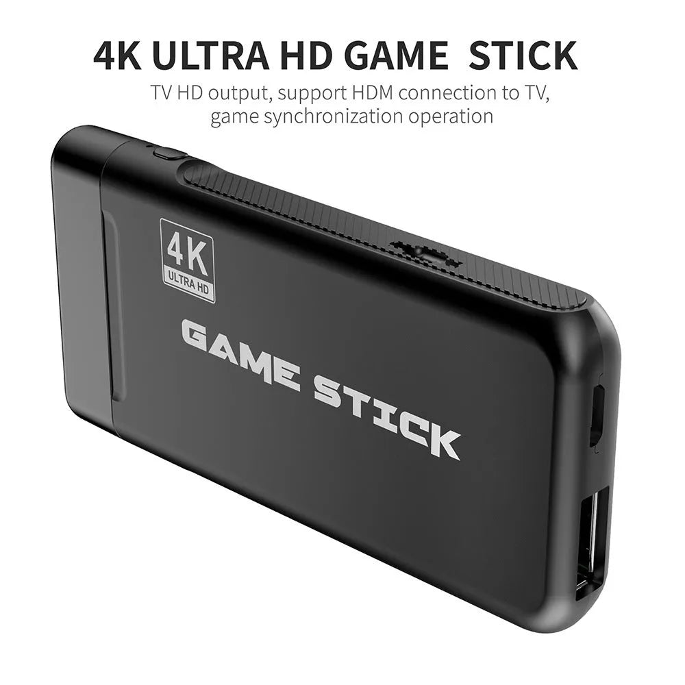Wireless game console with two controllers and HDMI cable for TV gaming 32GB storage