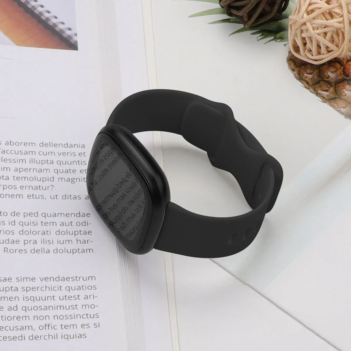Fitbit Versa 3 smart watch replacement strap in TPU silicone available in six colours