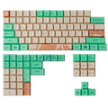 Mint Toffee DSA profile PBT sublimation keycaps for XDA104 mechanical keyboard layout