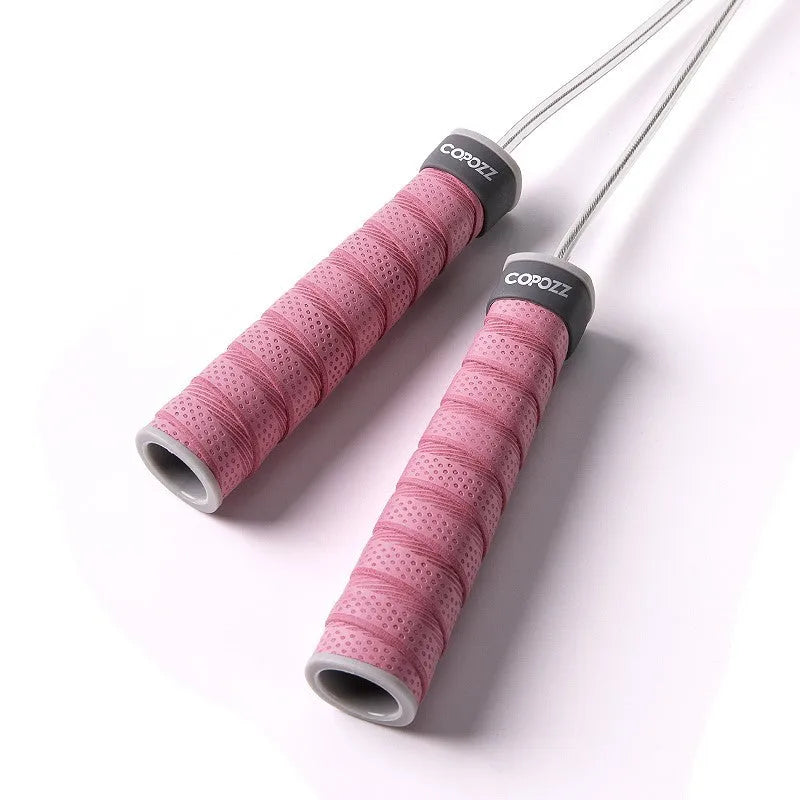 Professional fat loss skipping rope with 3m silicone rope and bearing mechanism for unisex weight loss and sculpting