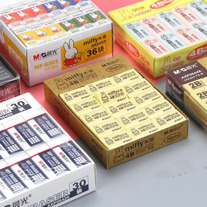 Chenguang small soft eraser for student exam pencil correction, available in multiple colours