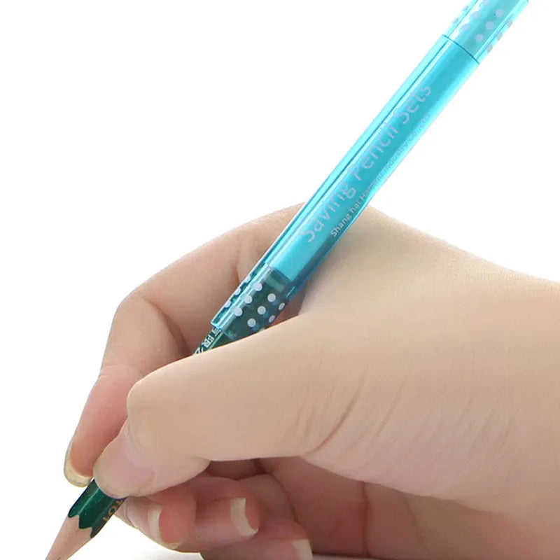 Student pencil extender rod with 9cm length and 0.7mm calibre in colour-coded style options