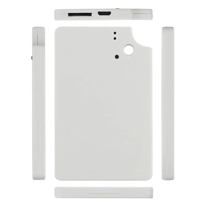 Black mini GPS tracker in card shape for children and elderly with real time tracking