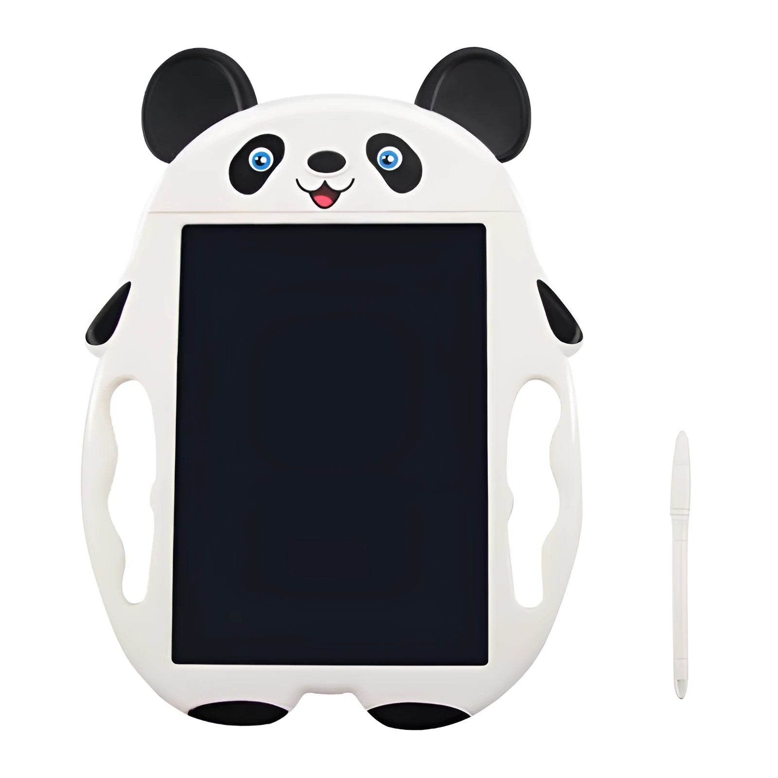 Panda-style LCD electronic drawing board with clear button on a panda nose illustration.
