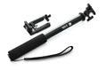 Aluminium alloy selfie stick for mobile phones in black, gold and pink colours with Bluetooth remote