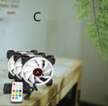 12cm camouflage pattern RGB colour-changing PC cooling fan with integrated speaker.