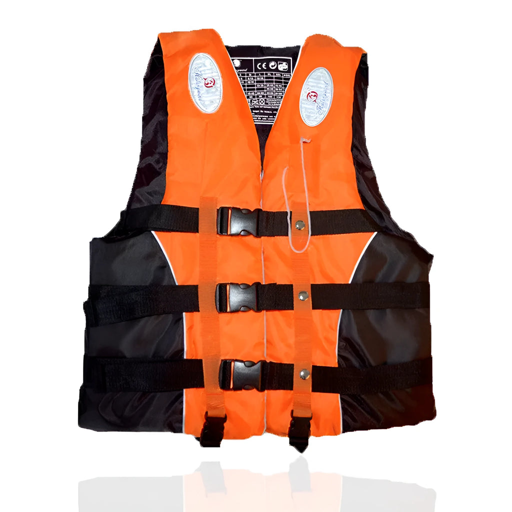Xia Langfeng J-1001 foam life jacket in orange with whistle, child size