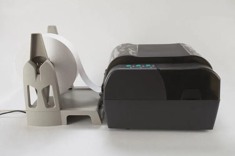 External plastic bracket for barcode printer in black colour