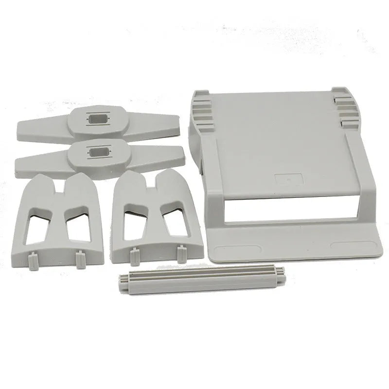 External plastic bracket for barcode printer in black colour