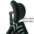 Plastic computer chair headrest clip, galvanized deepening clip, black or fruit colour, sizes 2.2 2.6 3.0