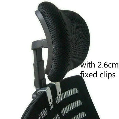 Plastic computer chair headrest clip, galvanized deepening clip, black or fruit colour, sizes 2.2 2.6 3.0