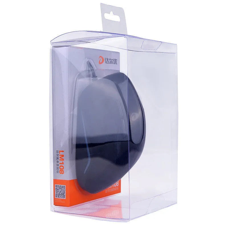 Black 2.4G wireless optical mouse with 1600dpi sensor, six buttons and two-way wheel, 118.8mm wide