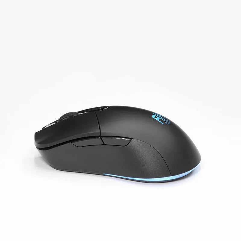 RK526 wireless mechanical keyboard and mouse set in blue, brown, or red colours with USB transmitter.