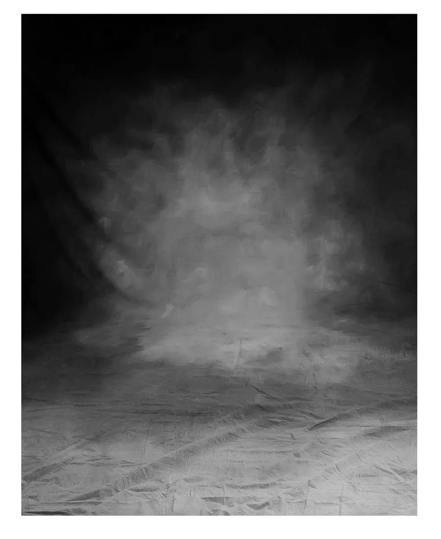 Gray vinyl photo background cloth 1.5x2.1m for studio photography, black colour option