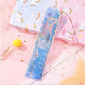 15cm heart-shaped bookmark ruler in pastel colours with laser-cut PVC construction