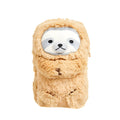 Plush velvet pencil case with fun character designs for male stationery organisation