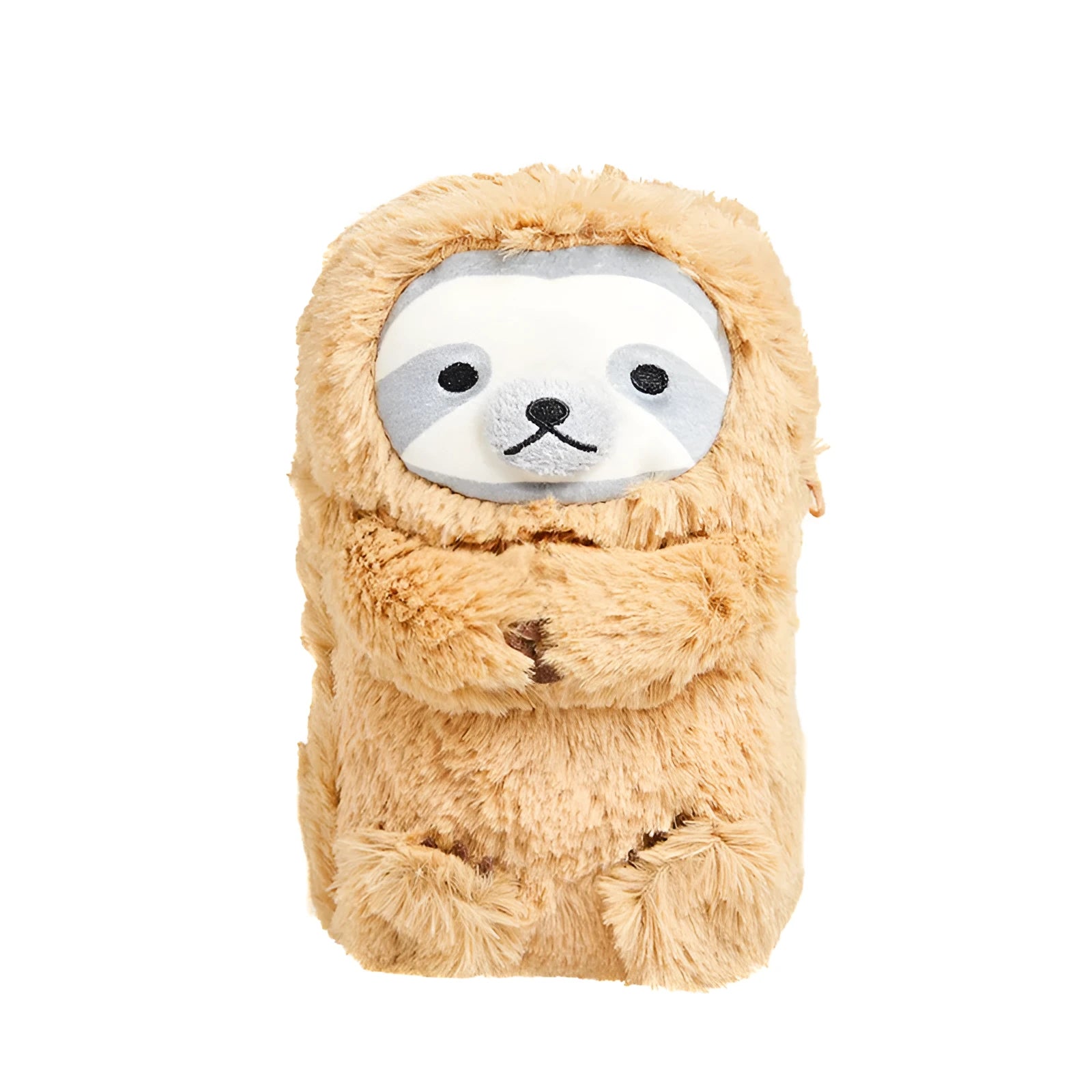 Plush velvet pencil case with fun character designs for male stationery organisation