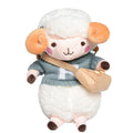 Little Sheep plush crossbody bag in square vertical shape with lamb pattern