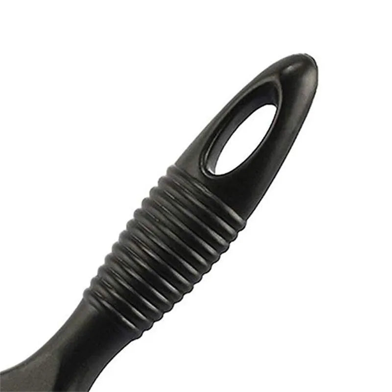 Barbecue cleaning brush with steel wire bristles and shovel end for BBG grill