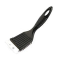 Barbecue cleaning brush with steel wire bristles and shovel end for BBG grill