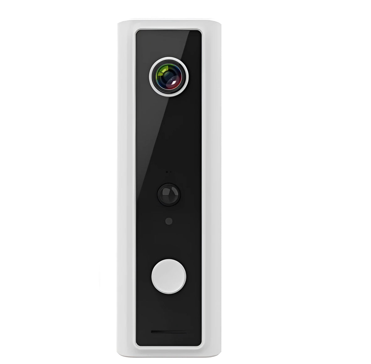 Smart WiFi video doorbell camera with 18650 battery, 160° sensing angle and 0-15m sensing distance, black
