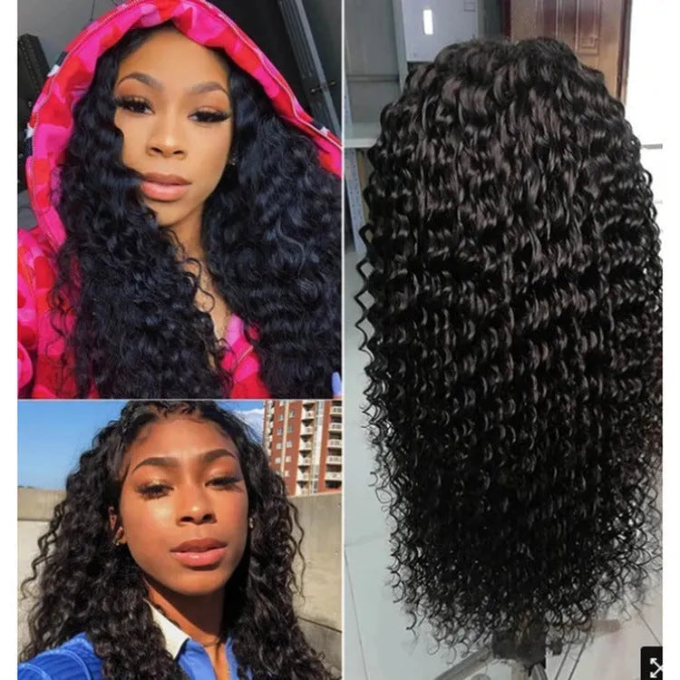 Black African small rolls wig with explosive head long rolls, 10 inch 25 cm small curly long curly style, 250g net weight