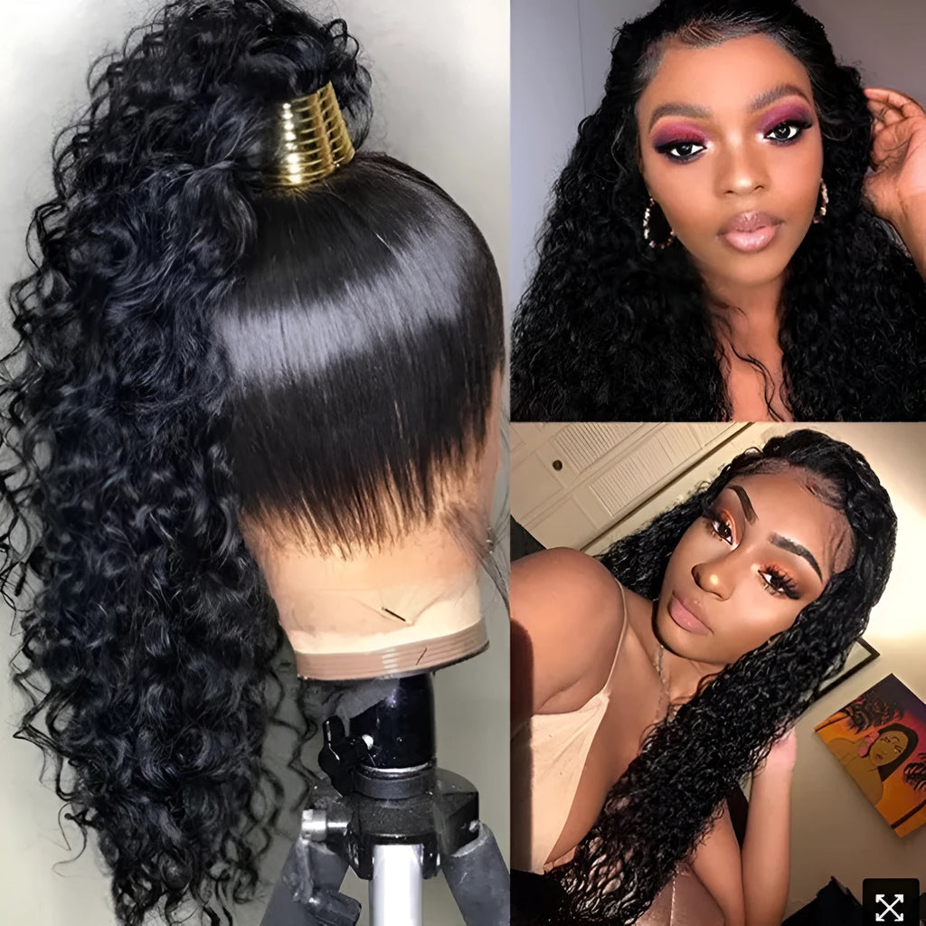 Black African small rolls wig with explosive head long rolls, 10 inch 25 cm small curly long curly style, 250g net weight