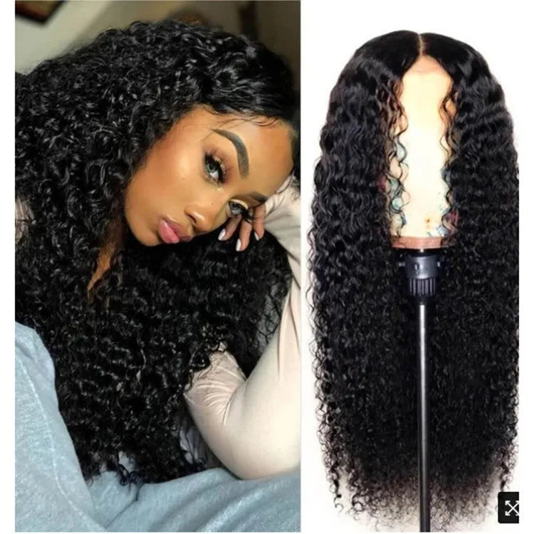 Black African small rolls wig with explosive head long rolls, 10 inch 25 cm small curly long curly style, 250g net weight