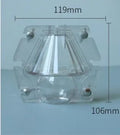 Transparent acrylic lamp table mould for making scented candles and handmade soaps