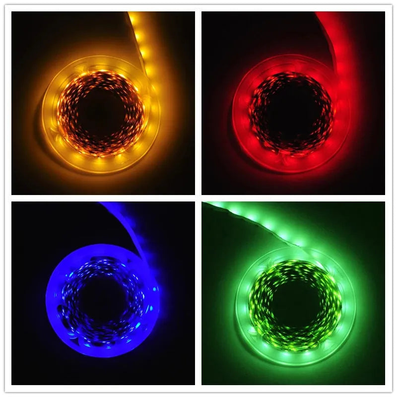 USB LED strip with 3-button controller, 60 SMD2835 LEDs per metre, for TV background lighting